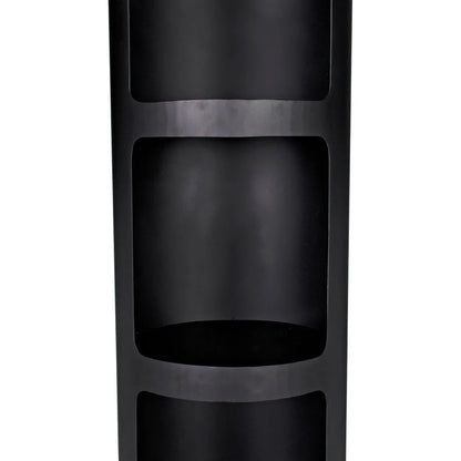 Noir Reverso Steel Black Etagere