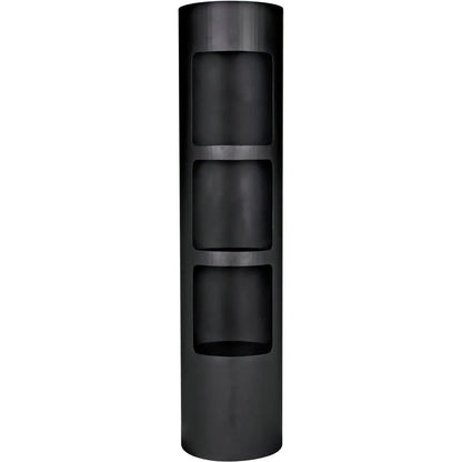 Noir Reverso Steel Black Etagere