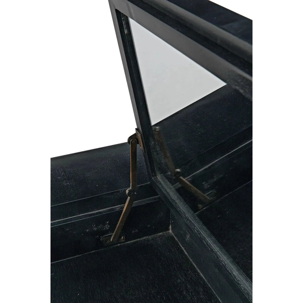 Noir Rhiana Wood Black Dresser