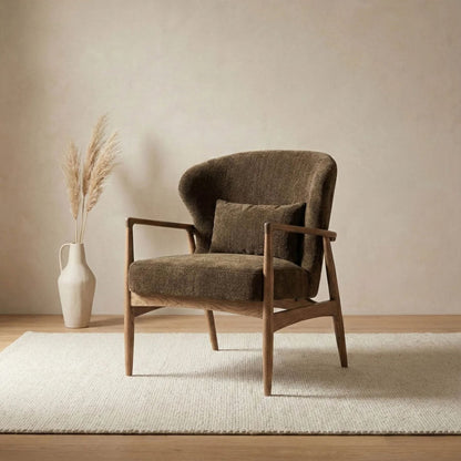 LH Home Rhodes Soft Fabric Accent Chair