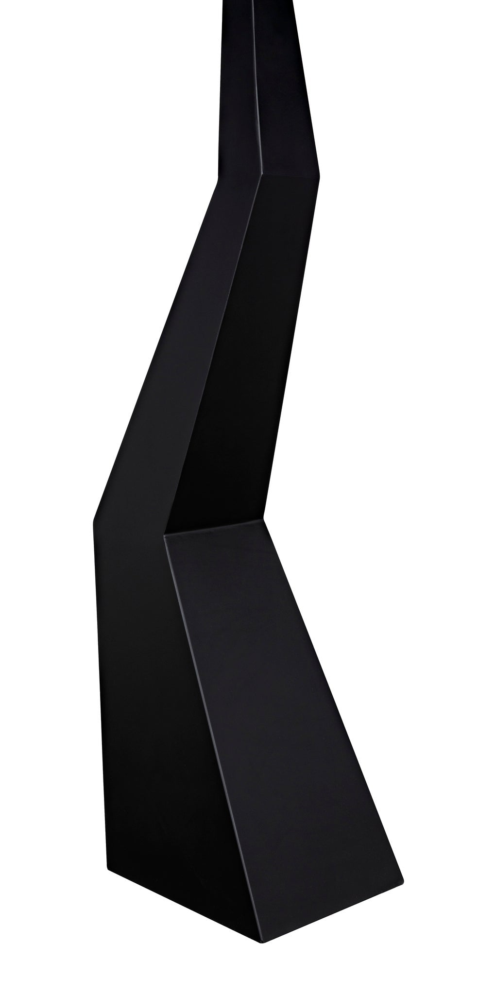 Rhombus Floor Lamp with Shade, Black Metal-Floor Lamps-Noir-Sideboards and Things