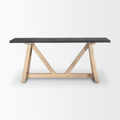 Mercana Rialto Two-Toned Color Wooden Console Table