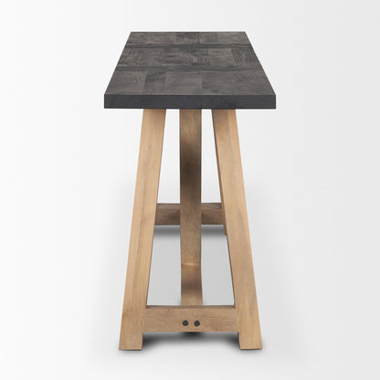 Mercana Rialto Two-Toned Color Wooden Console Table