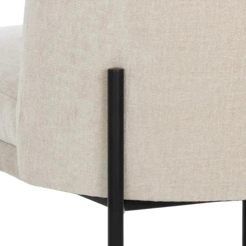 SUNPAN Richie Performance Fabric Armless Dining Chair