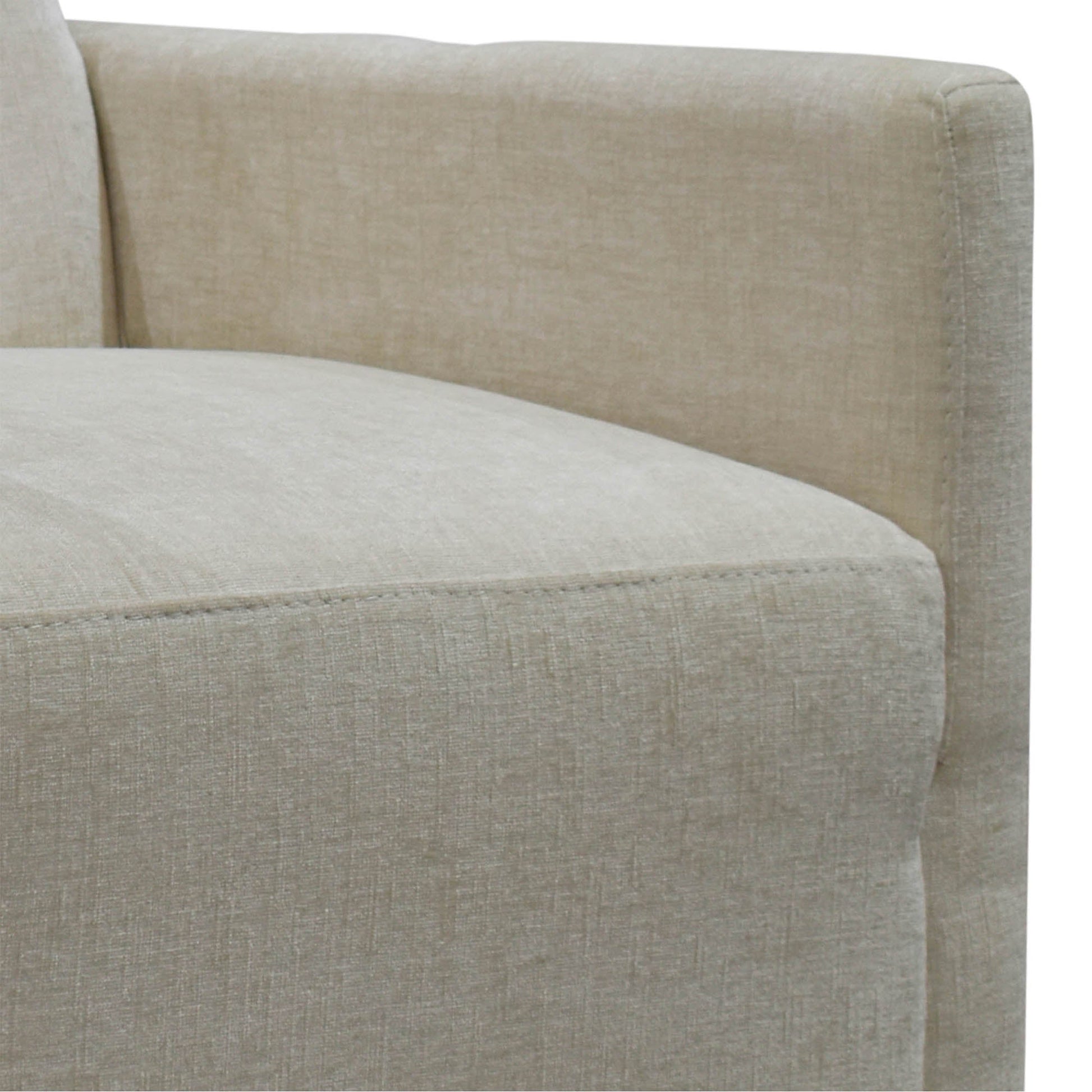 LH Home Riley Fabric Swivel Club Chair