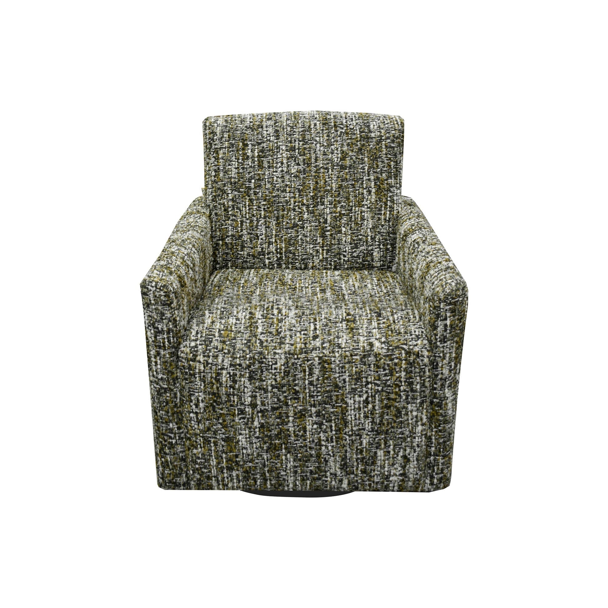 LH Home Riley Fabric Swivel Club Chair