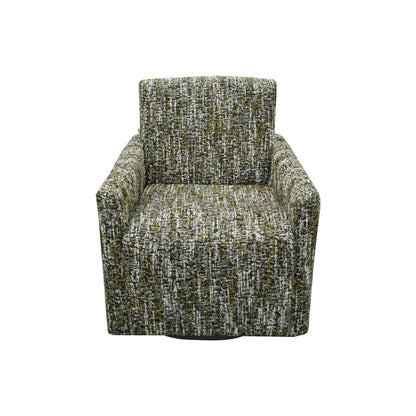 LH Home Riley Fabric Swivel Club Chair