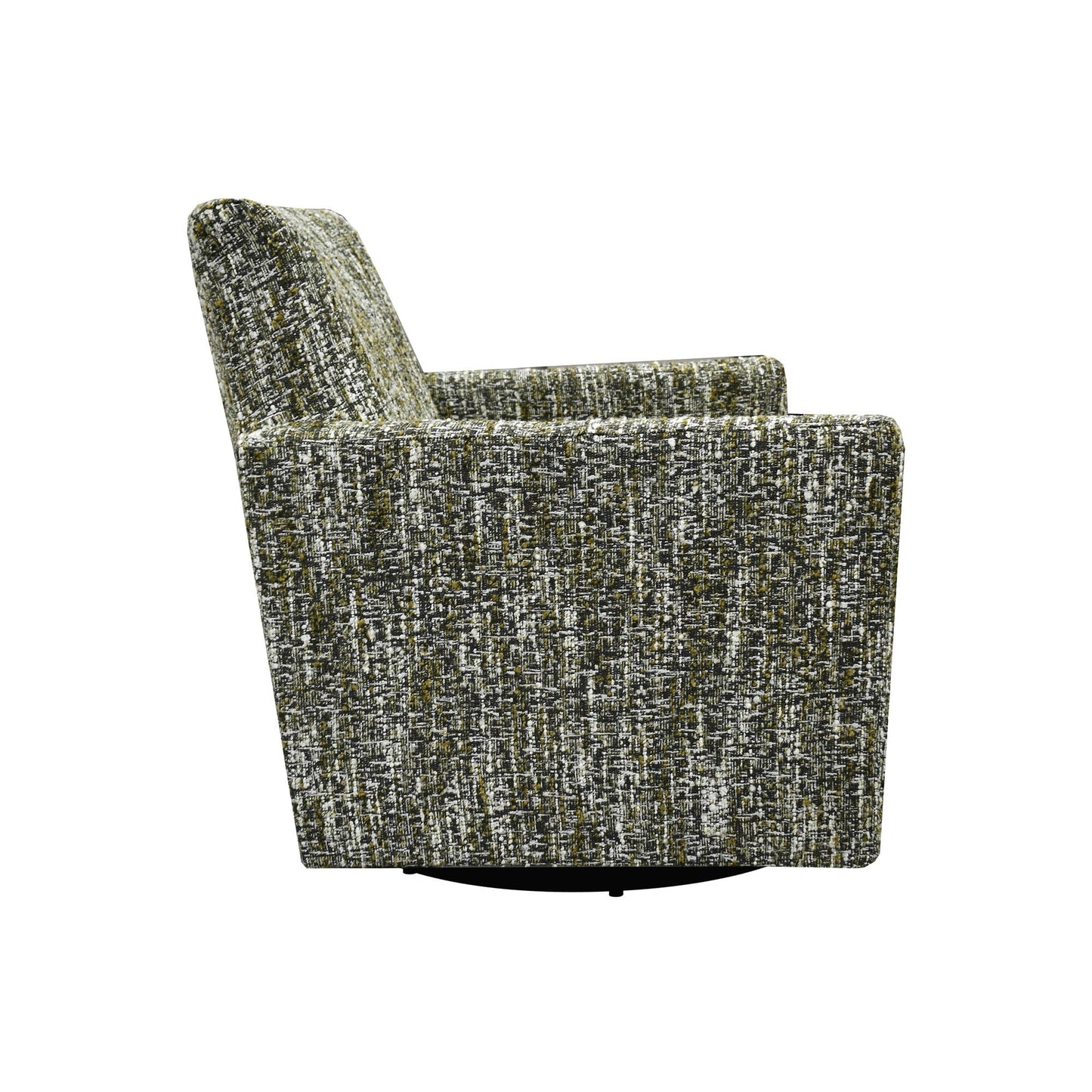 LH Home Riley Fabric Swivel Club Chair