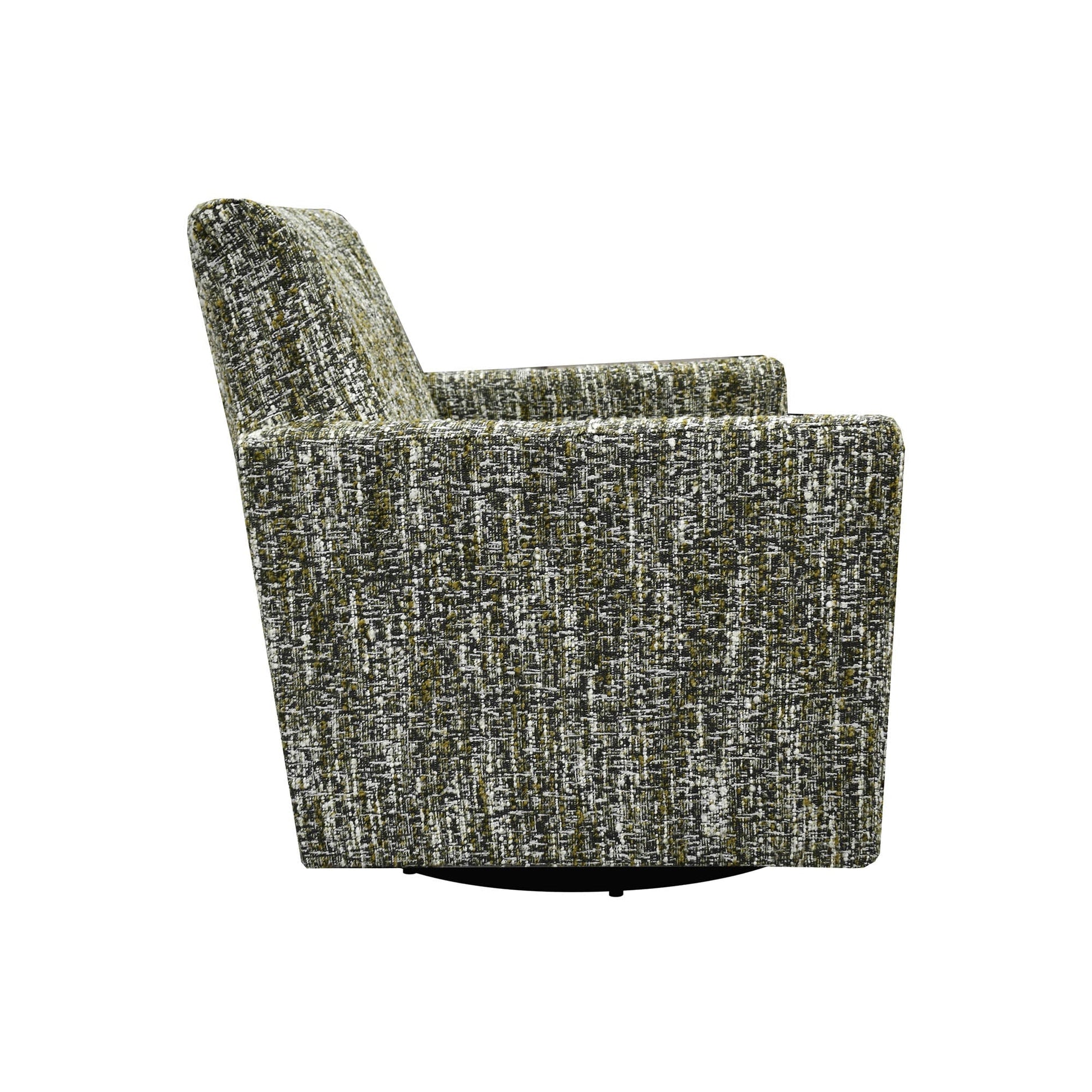 LH Home Riley Fabric Swivel Club Chair