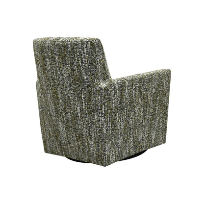 LH Home Riley Fabric Swivel Club Chair