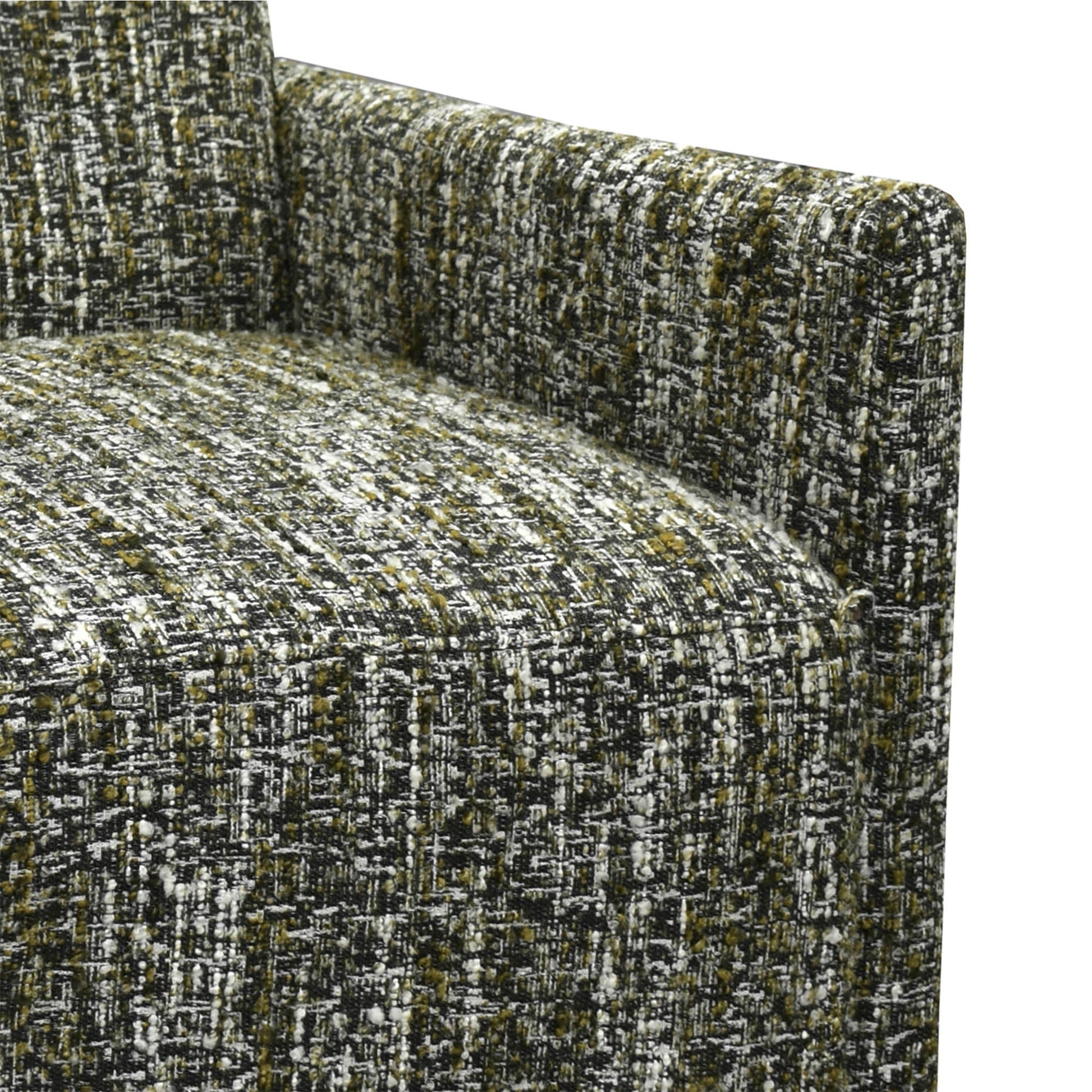 LH Home Riley Fabric Swivel Club Chair