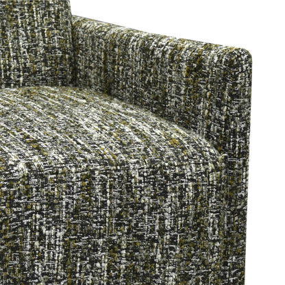 LH Home Riley Fabric Swivel Club Chair