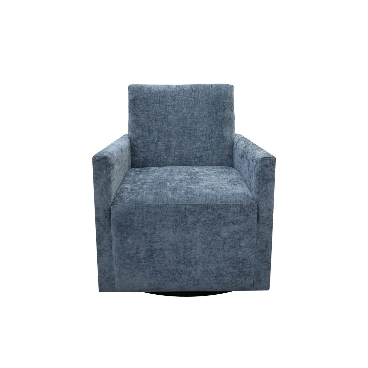 LH Home Riley Fabric Swivel Club Chair