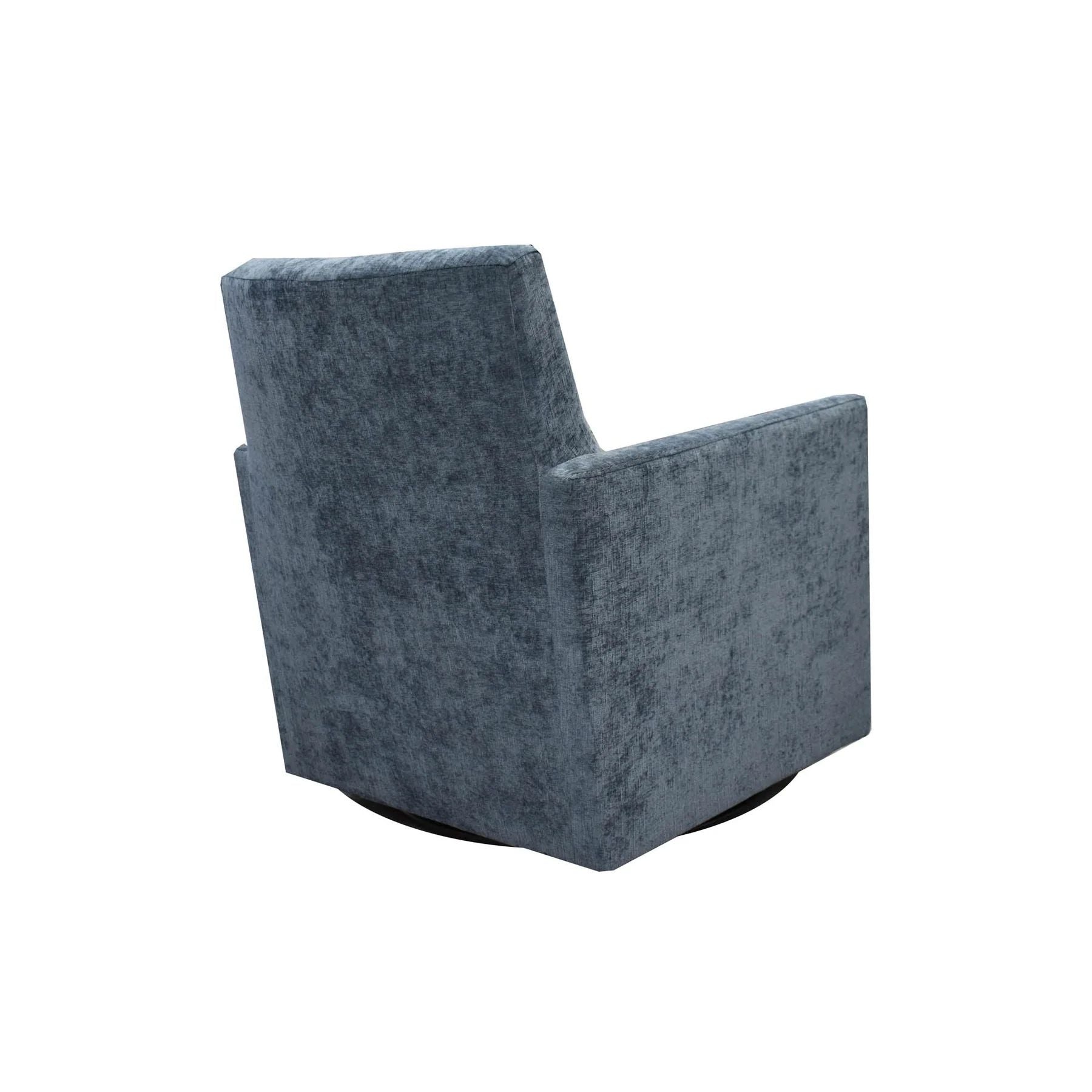 LH Home Riley Fabric Swivel Club Chair