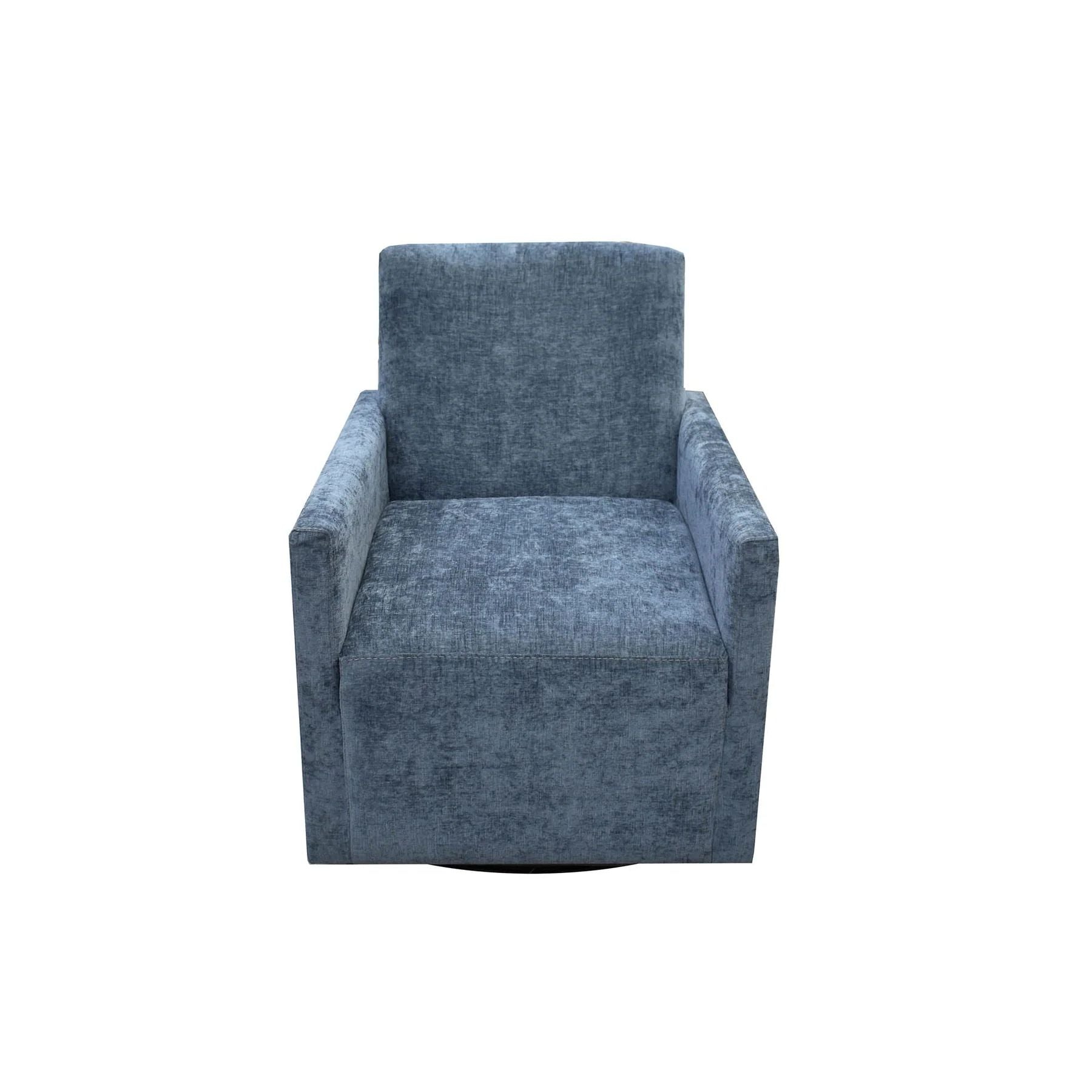 LH Home Riley Fabric Swivel Club Chair