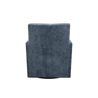 LH Home Riley Fabric Swivel Club Chair
