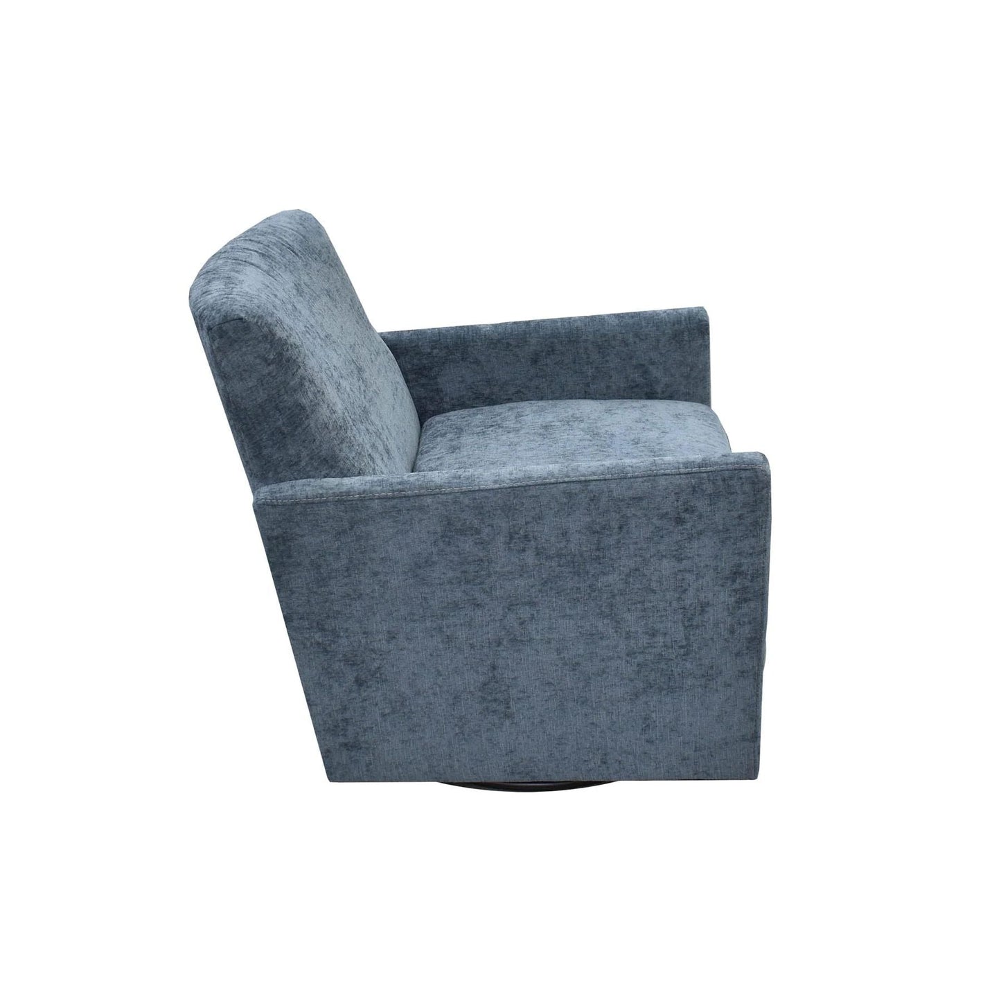 LH Home Riley Fabric Swivel Club Chair