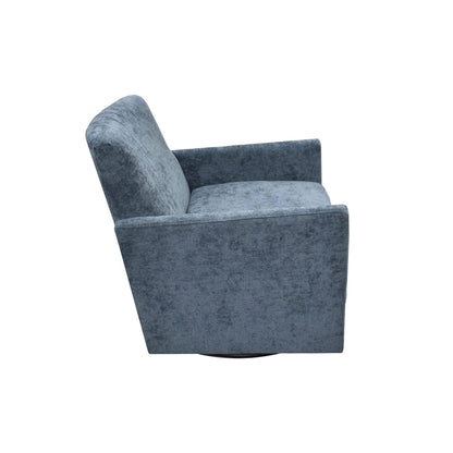 LH Home Riley Fabric Swivel Club Chair