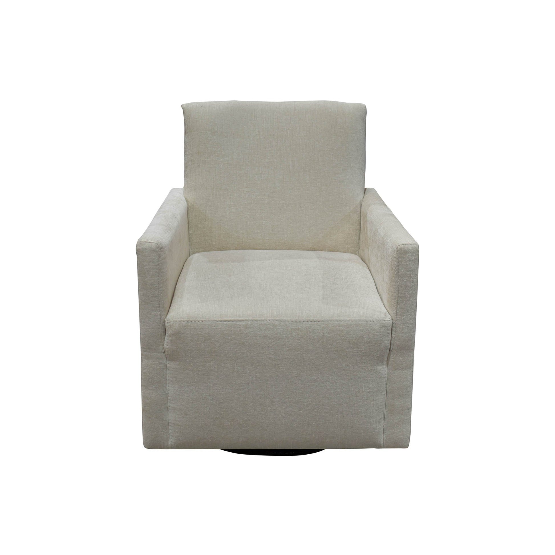 LH Home Riley Fabric Swivel Club Chair