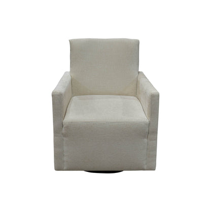 LH Home Riley Fabric Swivel Club Chair