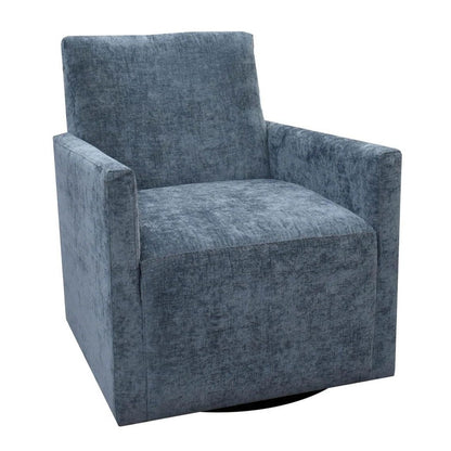LH Home Riley Fabric Swivel Club Chair