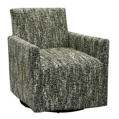 LH Home Riley Fabric Swivel Club Chair
