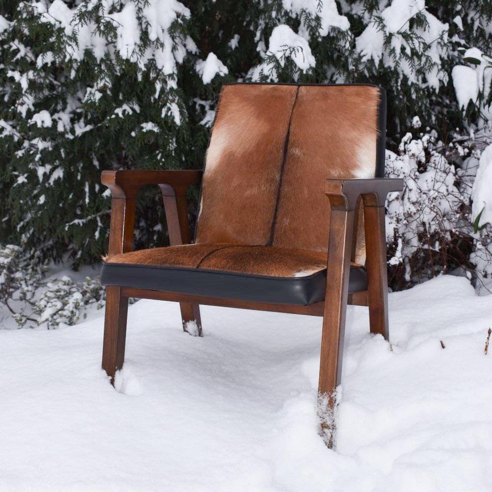 LH Home Rio Cool Leather Accent Chair
