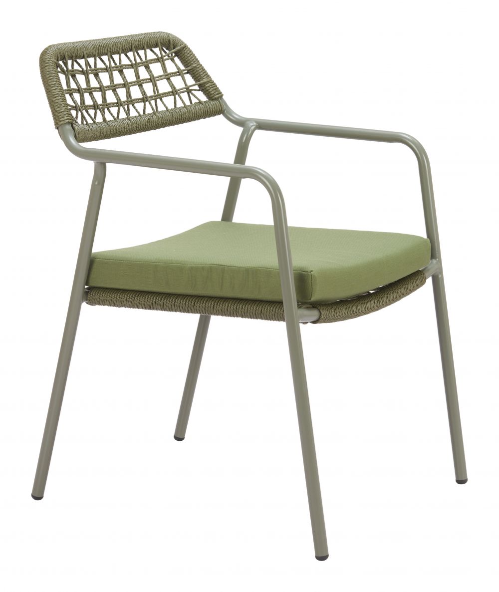 Zuo Modern Rio Olefin Fabric Outdoor Dining Chair 2PC