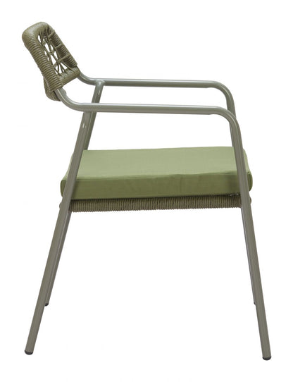 Zuo Modern Rio Olefin Fabric Outdoor Dining Chair 2PC