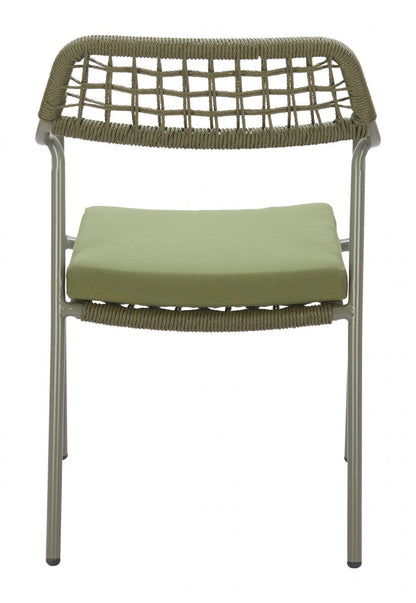 Zuo Modern Rio Olefin Fabric Outdoor Dining Chair 2PC