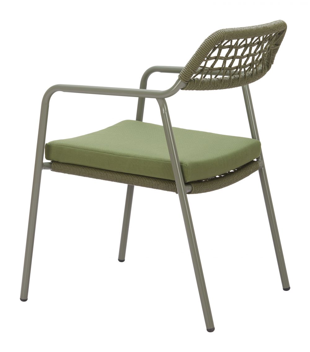 Zuo Modern Rio Olefin Fabric Outdoor Dining Chair 2PC