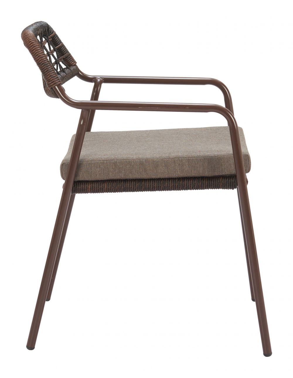 Zuo Modern Rio Olefin Fabric Outdoor Dining Chair 2PC
