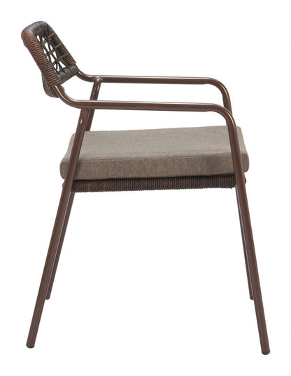 Zuo Modern Rio Olefin Fabric Outdoor Dining Chair 2PC