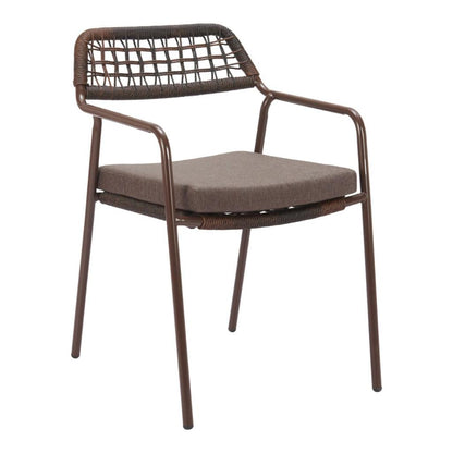 Zuo Modern Rio Olefin Fabric Outdoor Dining Chair 2PC