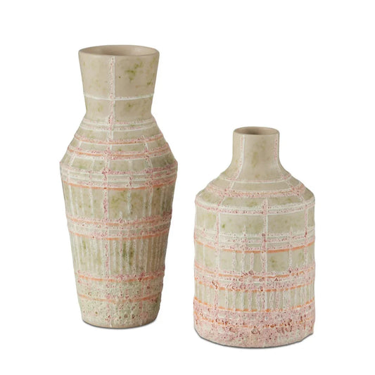 Riso Unique Textured Vase (Set Of 2)