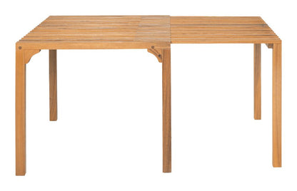 Zuo Modern Riviera Natural Wooden Extendable Outdoor Dining Table