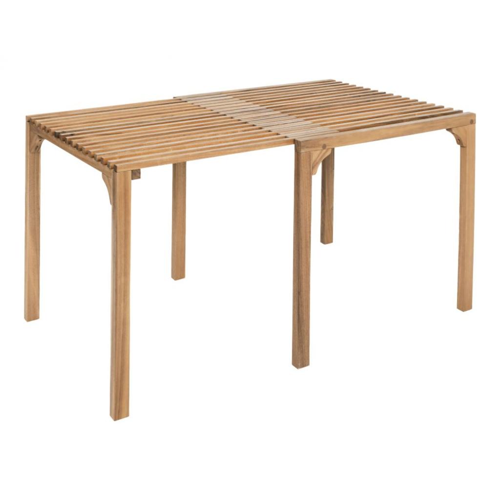 Zuo Modern Riviera Natural Wooden Extendable Outdoor Dining Table