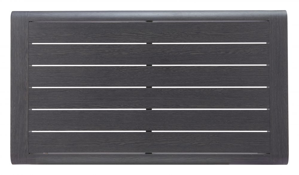 Zuo Modern Rolig Aluminum Black Outdoor Coffee Table