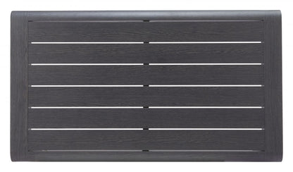 Zuo Modern Rolig Aluminum Black Outdoor Coffee Table