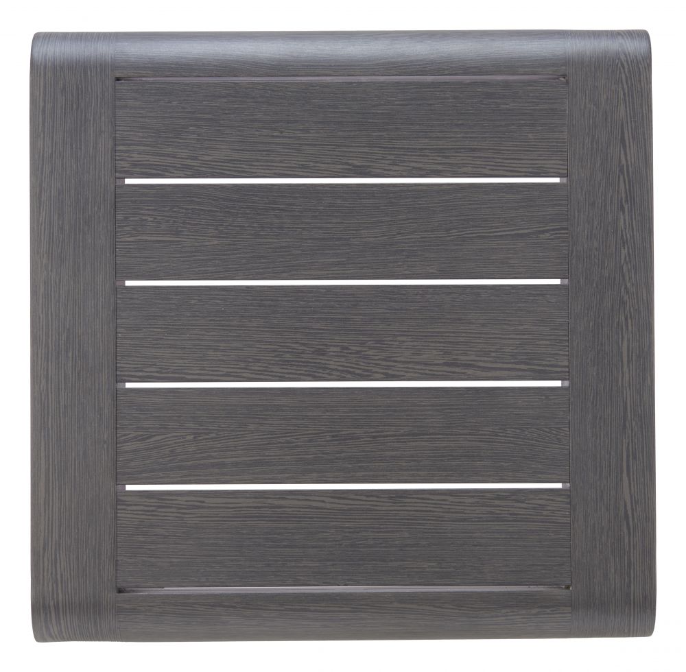 Rolig Aluminum Black Outdoor Side Table