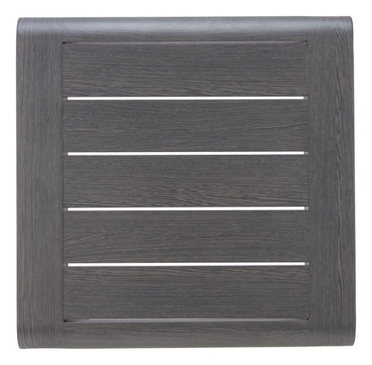 Zuo Modern Rolig Aluminum Black Outdoor Side Table