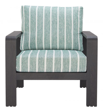 Zuo Modern Rolig Green Olefin Fabric Outdoor Armchair