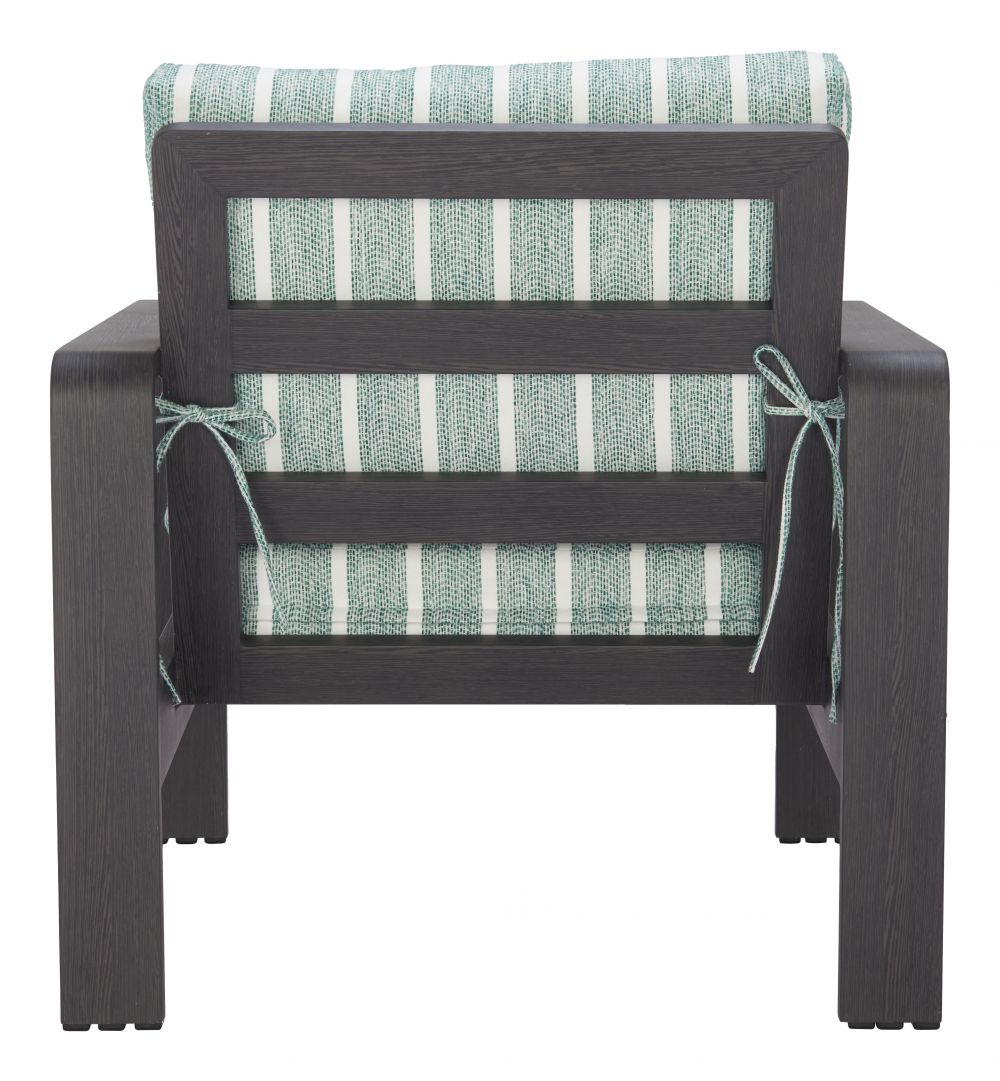 Zuo Modern Rolig Green Olefin Fabric Outdoor Armchair