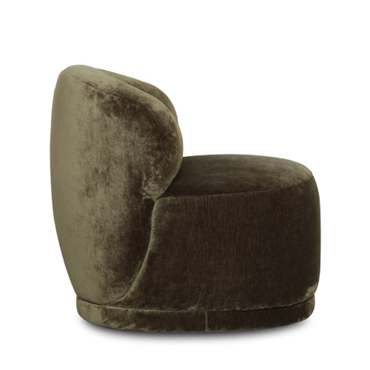 LH Home Rollo Fabric Club Chair