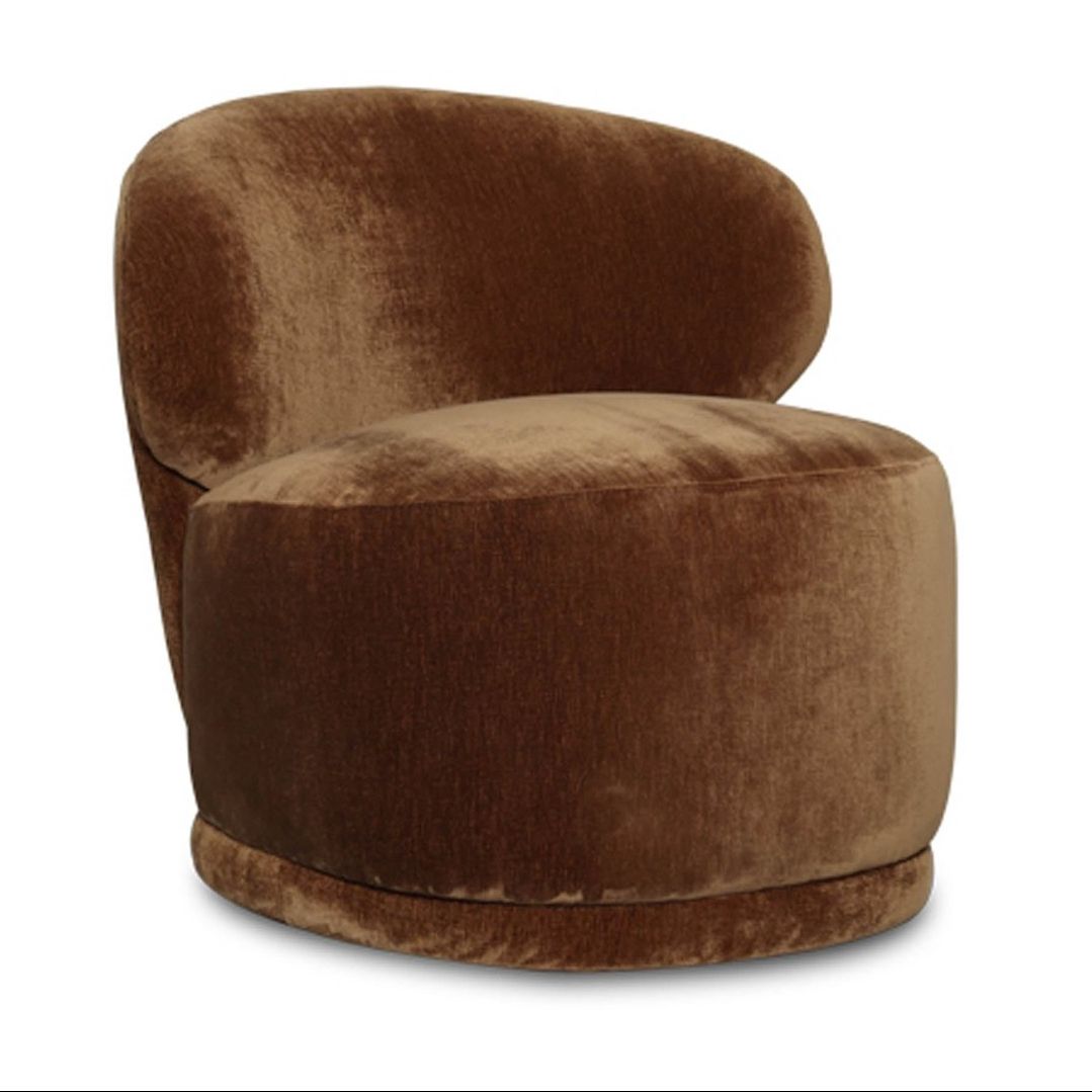 LH Home Rollo Fabric Club Chair