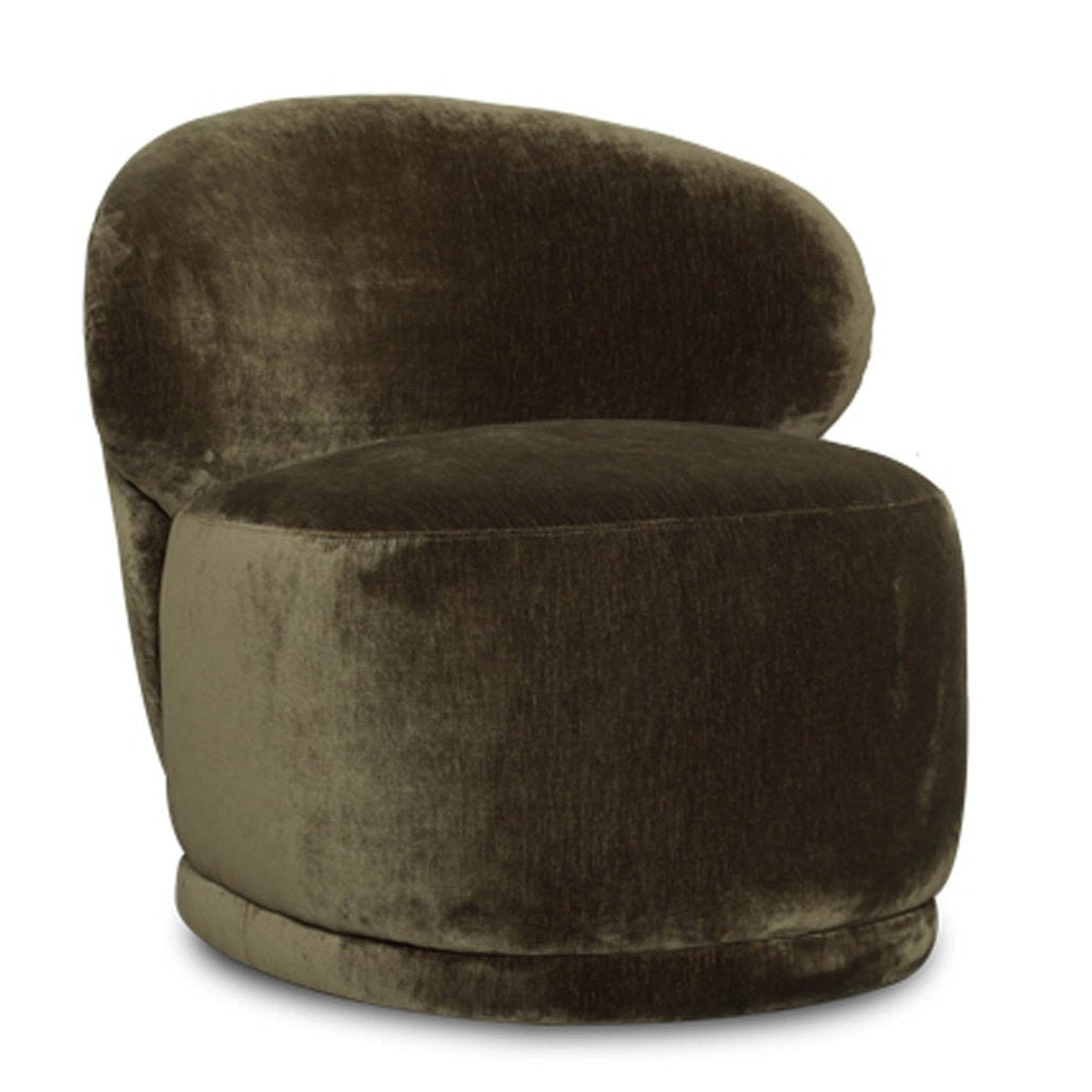 LH Home Rollo Fabric Club Chair