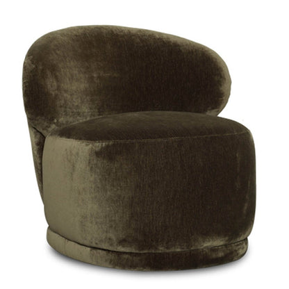 LH Home Rollo Fabric Club Chair