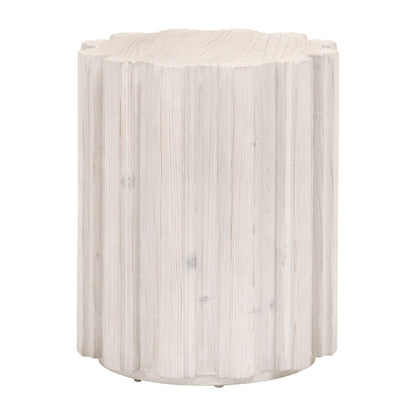 Roma Accent Table White Wash Pine-Side Tables-Essentials For Living-Sideboards and Things