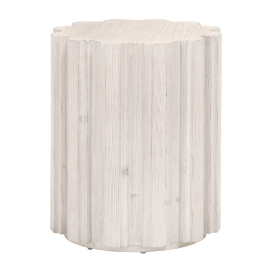 Roma Accent Table White Wash Pine-Side Tables-Essentials For Living-Sideboards and Things