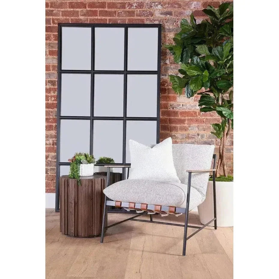 Essentials For Living Roma Reclaimed Drum End Table Solid Wood